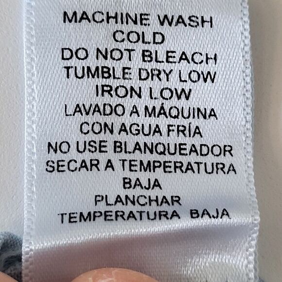 NEW Love Tree Plus Size 1X Blue Cotton Blouse Embroidered On & Off Shoulder - Picture 11 of 13